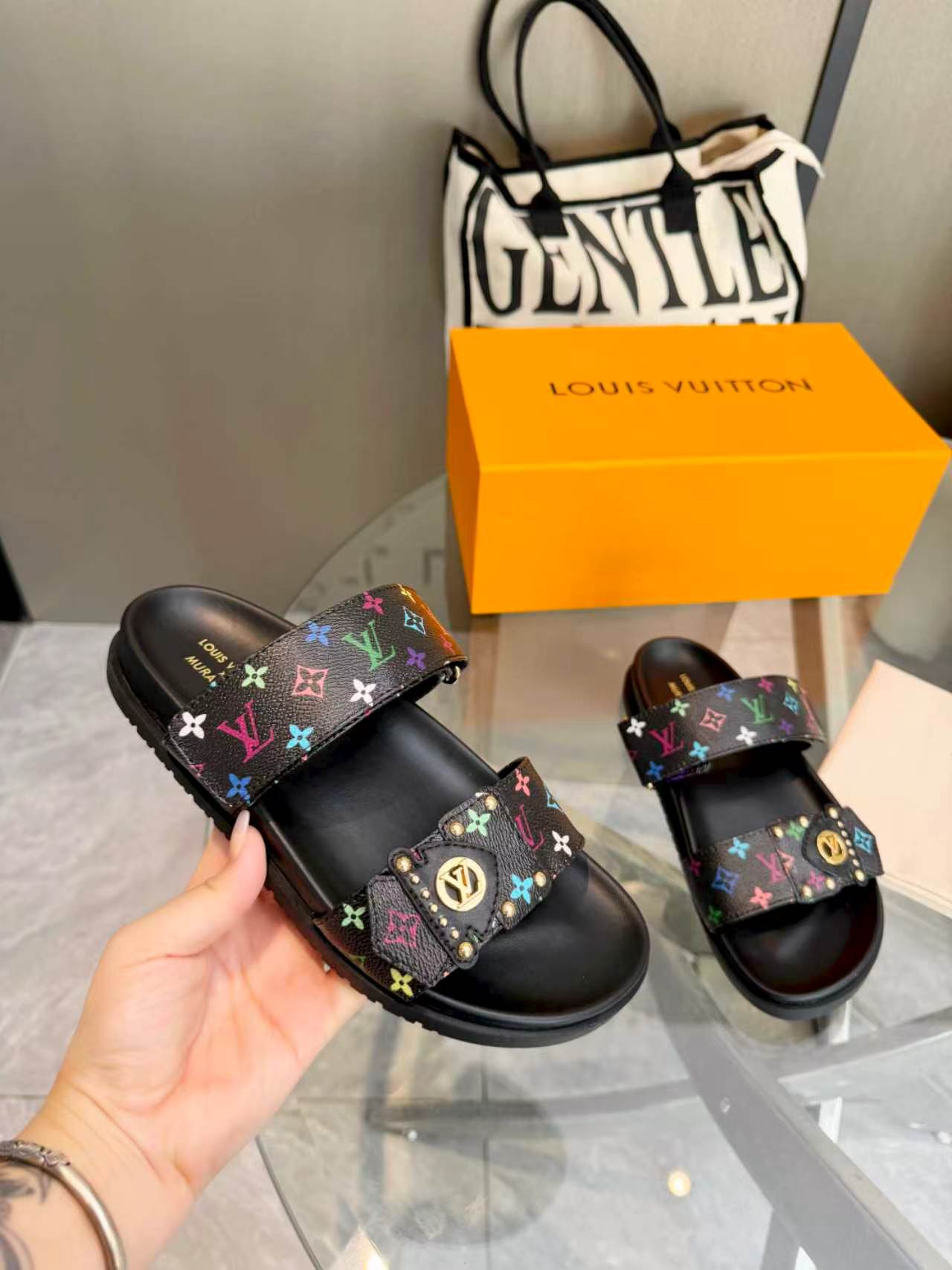 Louis Vuitton Monogram Slide Sandal